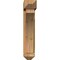 Ekena Millwork Thorton Arts and Crafts Rough Sawn Bracket w/ Offset Brace, Western Red Cedar, 6"W x 22"D x 30"H BKT0604X22X30THR03RWR - alternate 2